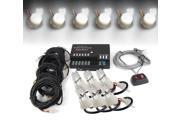 Xprite White 120W 6 HID Bulbs Hide-A-Way Strobe Lights Xprite White 120W 6 HID Bulbs Hide-A-Way Strobe Lights