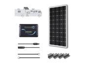Renogy 100 Watts 12 Volts Monocrystalline Solar RV Kit with Adventurer