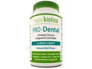 Hyperbiotics Pro Dental with Blis Natural Mint Flavor 90 Chewables A Probiotic Formula Designed for Oral Health