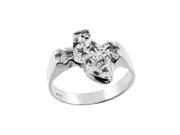 White Gold Texas Nugget Ring