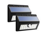 KEERUN Super Bright Solar Lights Weatherproof 20 LED Outdoor Motion Sensor Lighting [2 Pack]