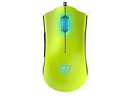 Rantopad FF Gaming Mouse with 5 Buttons 800 1600 3500DPI 1000MHz Breathing Ambient LED Backlit 2m Wired Gold plated USB Plug and play Ergonomic Fluoresce