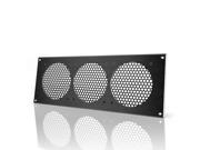 AC Infinity Ventilation Grill Black 18 for PC Computer AV Electronic Cabinets also mounts three 120mm Fan