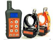 EasyPet® EP 380R Ultra Range 1200M Dog Training Collar System Remote Rechargeable Waterproof Dog Shock Collar Bark Trainer 2 Dog Collar Set