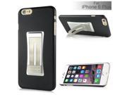 Cool PC Hard Back Cover With Metal Kickstand For iPhone 6 Plus Black