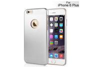 Ultra Slim Aluminium and Transparent TPU Protective Back Case for iPhone 6 Plus Silver