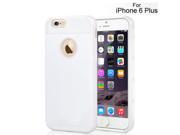 2 In 1 Dual Color Honeycomb TPU and PC Protective Case for iPhone 6 Plus White