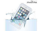 Waterproof Heavy Duty Case with Strap for iPhone 6 Plus White
