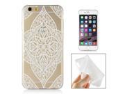 Elegant Transparent Diamond Flower Soft TPU Case Back Cover For iPhone 6 4.7 inch