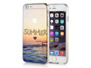 Unique Transparent Summer Hard Back Case Cover For iPhone 6 4.7 inch