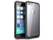 Fashion Series Slim Clear Back Gel Bumper Case Hard Cover For iPhone 6 4.7 inch Black