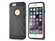 New Fashion Hybrid PC And TPU Protective Back Case Cover For iPhone 6 4.7 inch Black