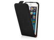 Elegant Vertical Magnetic Flip Leather Case for iPhone 6 4.7 inch Black
