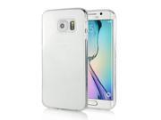 Brand New Clear Transparent Soft TPU Back Case Cover For Samsung Galaxy S6 Edge White