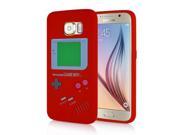 Hot Game Console Design Silicone Back Case Cover For Samsung Galaxy S6 G920 Red