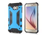 Solid Hybrid TPU and PC Protective Back Case for Samsung Galaxy S6 G920 Light Blue