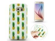 Fashion Colorful Drawing Printed Cute Pineapples Soft TPU Back Case Cover For Samsung Galaxy S6 G920