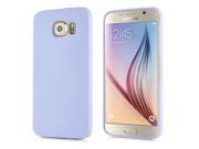 Ultra Thin Jelly Color TPU Protective Back Case for Samsung Galaxy S6 G920 Light Purple