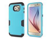 New Arrival Hybrid PC And Silicone Protective Back Case Cover For Samsung Galaxy S6 G920 Blue And Black