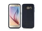 Detachable 3 in 1 Hybrid PC and TPU Stand Case Cover for Samsung Galaxy S6 G920 Black