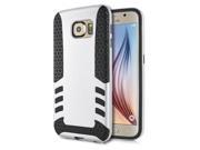 Rocket Style TPU and PC Hybrid Case for Samsung Galaxy S6 G920 Silver