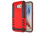 Rocket Style TPU and PC Hybrid Case for Samsung Galaxy S6 G920 Red