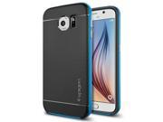 Slim Hybrid Black TPU with Bumper Case for Samsung Galaxy S6 G920 Blue