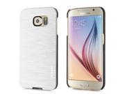 Stylish Brushed Metal Hard Back Case for Samsung Galaxy S6 G920 Silver