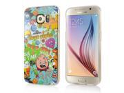Cute Cartoon Style Glitter Print Octopus Pattern TPU Soft Back Case Cover For Samsung Galaxy S6 G920