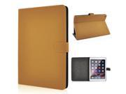 Classical Magnetic Flip Stand Leather Smart Cover Case with Wake Sleep Function for iPad Air 2 iPad 6 Light Brown