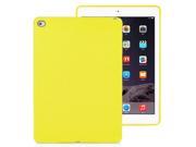 Fresh Color Honeycomb Design TPU Back Case for iPad Air 2 iPad 6 Yellow