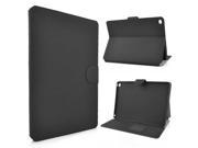 Frosted Magnetic Flip Stand Leather Smart Cover Case with Card Slot for iPad Air 2 Black
