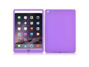 Soft Silicone Shockproof Protective Case Cover for iPad Air 2 iPad 6 Purple
