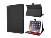 Elegant 360 Degree Swivel Rotation Folio Leather Flip Stand Case Cover With Sleep Wake Function For iPad Air 2 iPad 6 Black