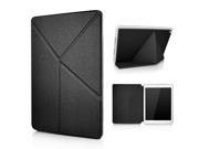 KY Design Flip Stand Leather Smart Cover Case for iPad Air 2 Black