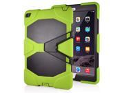 Strong Robot Silicone and Plastic Stand Defender Case with Touch Screen Film for iPad Air 2 iPad 6 Green