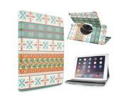 Vintage Tribe with Arrow Style 360 Degree Rotation Design Flip Smart Leather Case with Stand for iPad Air 2 iPad 6