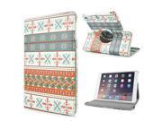 Vintage Tribe with Arrow Style 360 Degree Rotation Design Flip Smart Leather Case with Stand for iPad Mini 1 2 3