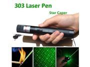 LED 303 Laser Pointers Green Beam Laser Pointer Star Pattern Filter pen Adjustable Focal Length Safe Key Laser 4200mah 18650 Battery Charger