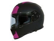 Torc T 14 Full Face Mako Speed Style Motorcycle Helmet Flat Black Pink XXL