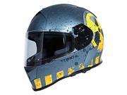Torc T14 Nuke Full Face Mako Motorcycle Helmet Flat Grey Medium