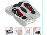 Electromagnetic Wave Pulse Circulation Foot Massager Reflexology Booster 8 pads