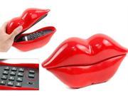 Novelty Red Lips Kiss Retro Sexy Corded Kitsch Telephone Home Phone Decoration Great Gift