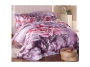 Cotton Active floral printing Quilt Duvet Sheet Cover Sets 4PC Set