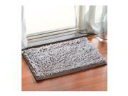 Chenille Carpet Non slip Ground Door Mat grey 45*65cm