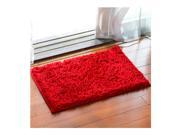 Chenille Carpet Non slip Ground Door Mat red 40*60cm