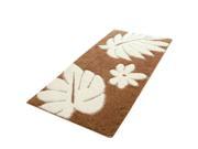 Fluff Door Ground Non slip Mat Carpet brown 70*140cm