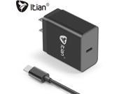 Itian K7 Type C Male to Male Quick Charger Travel Wall Charger Travel for LG G5
