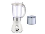 PHY 1.5L 3 speed Multi function Countertop Blender with Glass Jar Coffee Grinder White