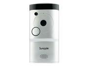 Sumpple Wireless WiFi Smart Digital Video IP Camera Doorbell 720P Two Way Audio Dual Powered Network Camera Doorbell Night Vision Motion Detection Video